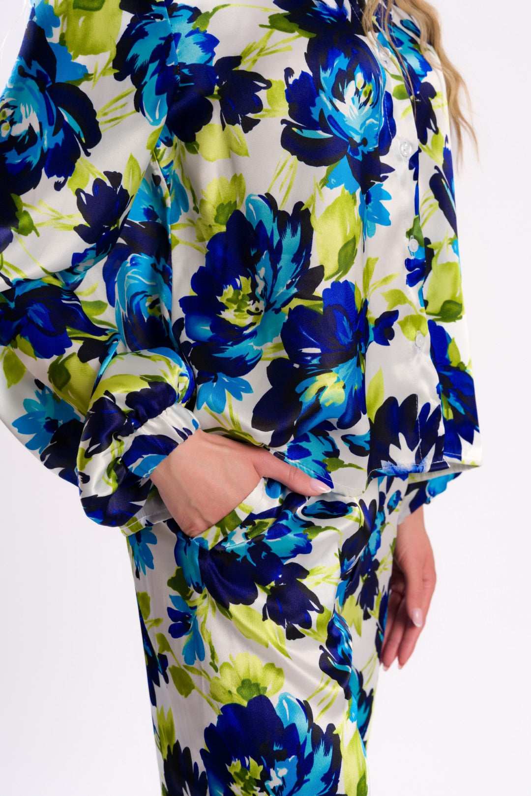 Floral Patterned Blouse Shirt