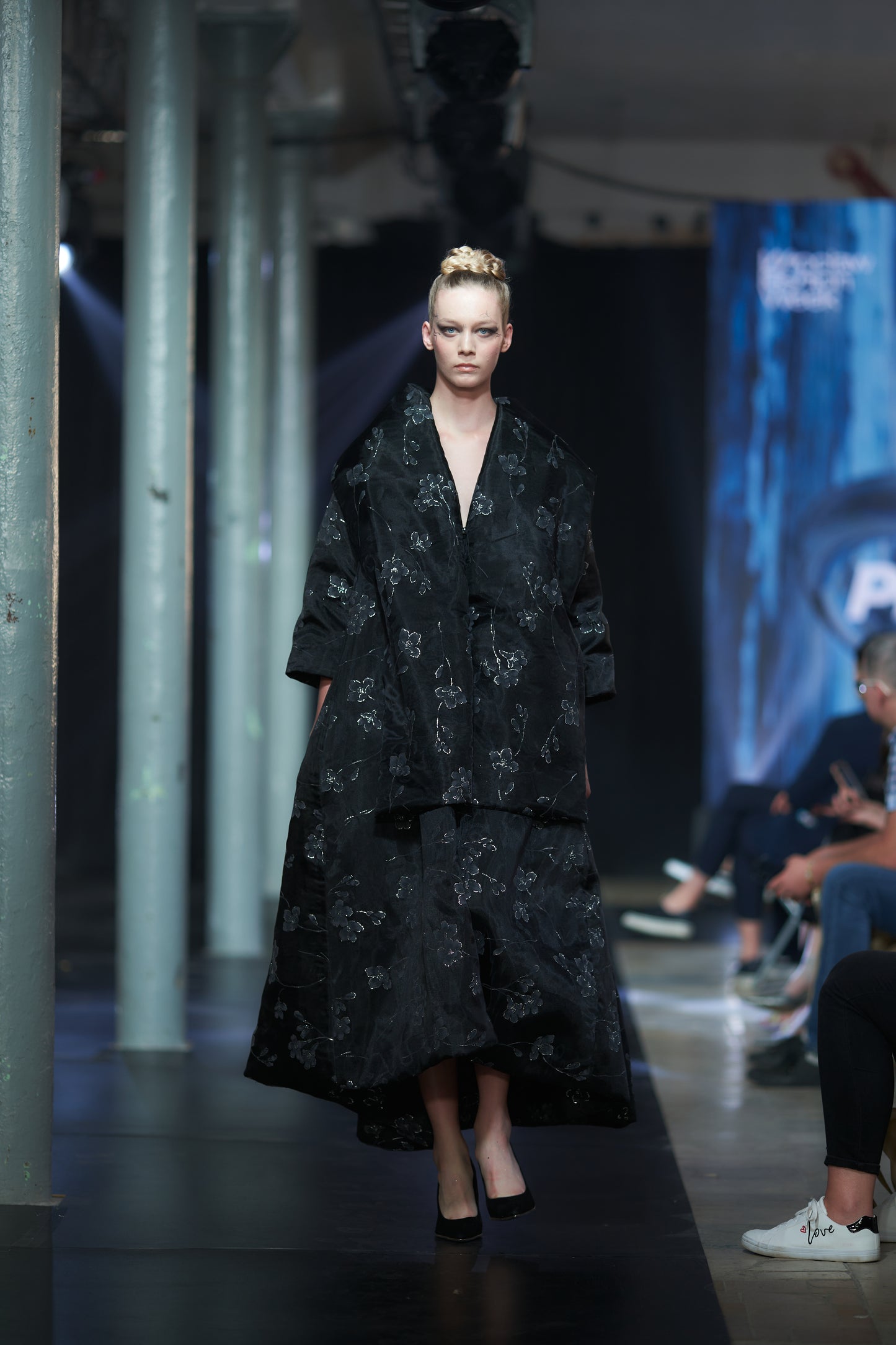 The floral jacquard kimono