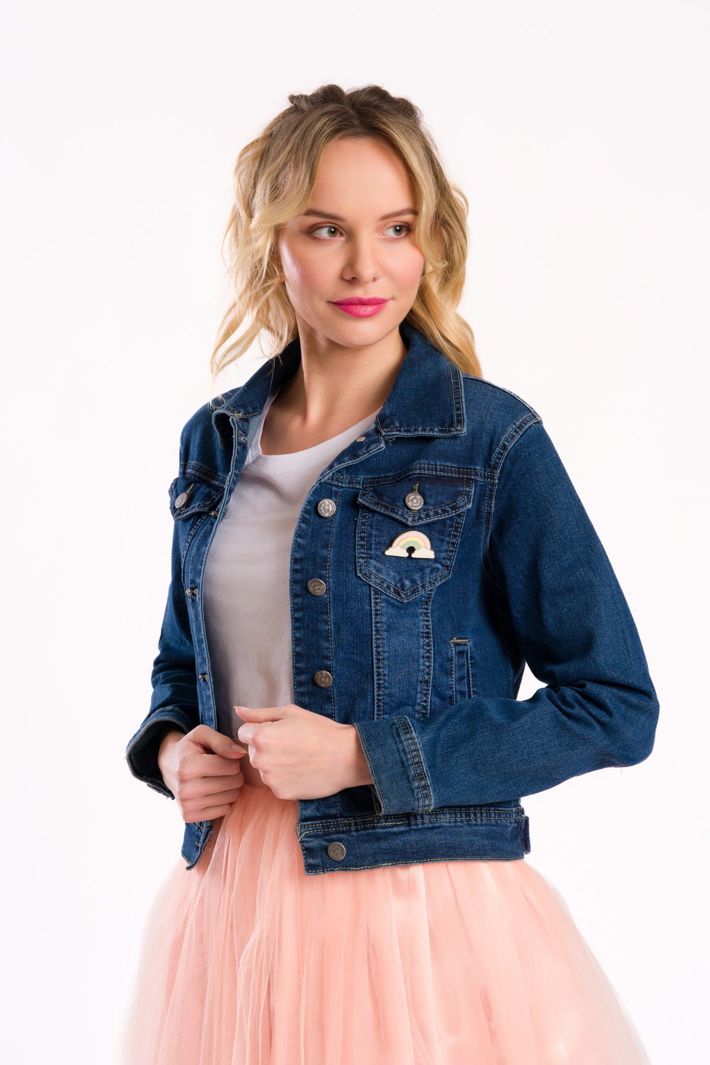 Wolf denim jacket #recycled