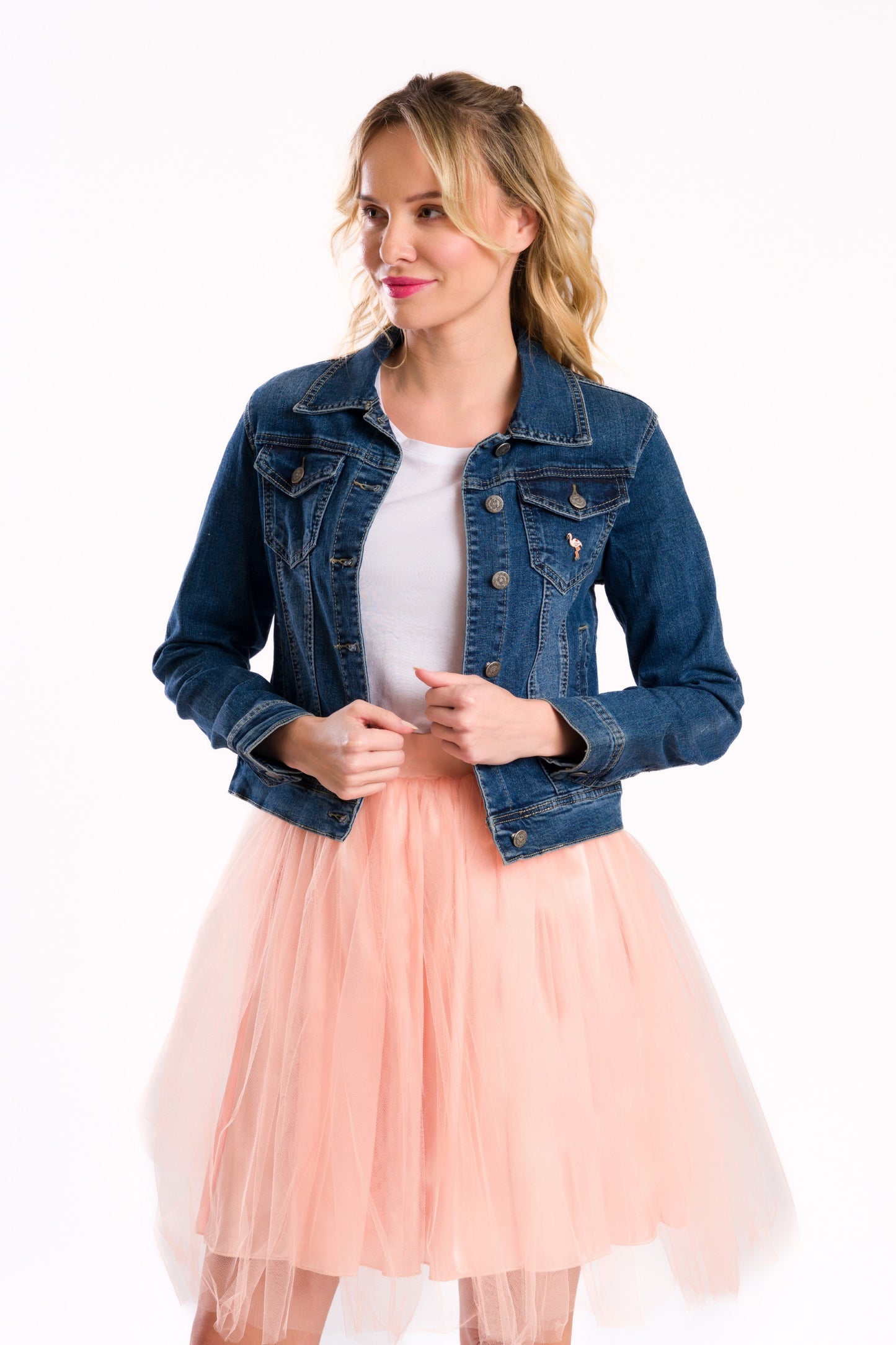 Owl denim jacket #recycled