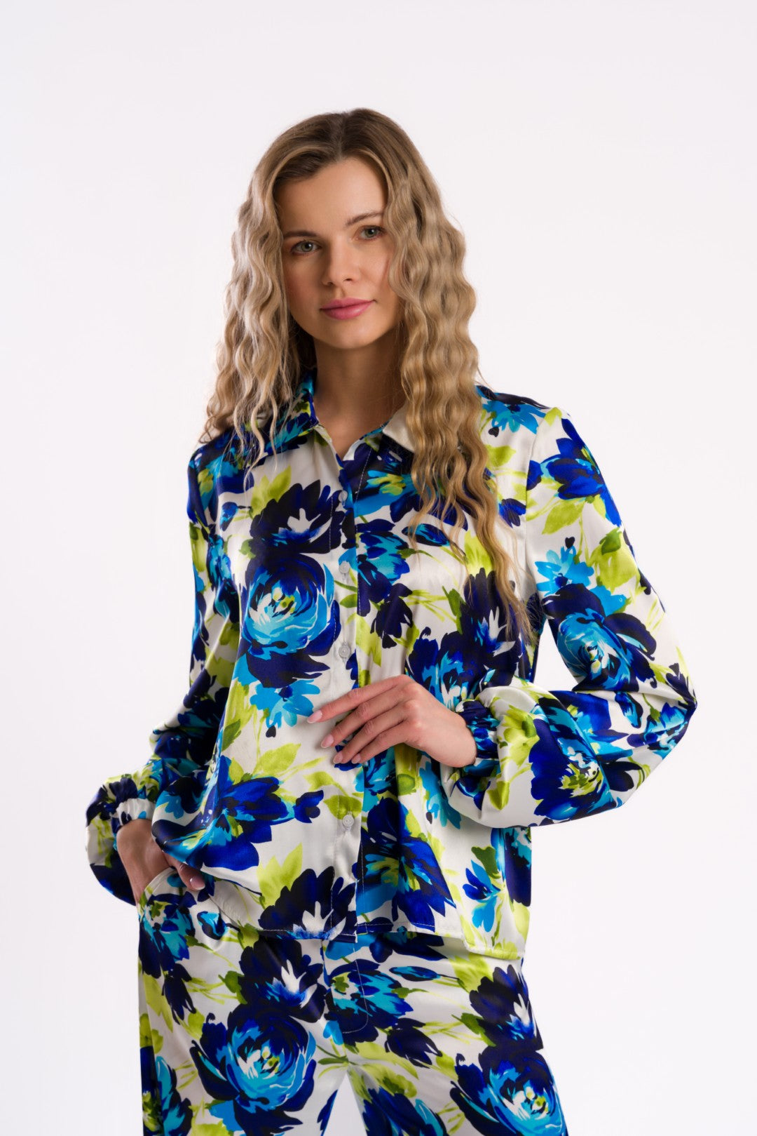 Floral Patterned Blouse Shirt