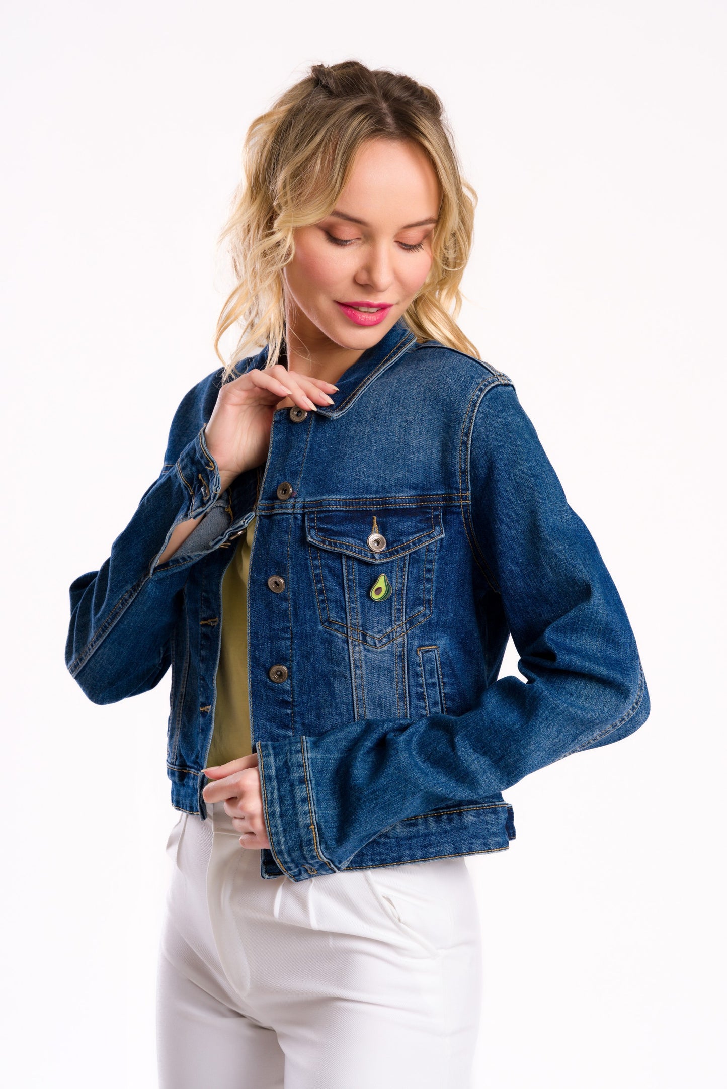 Spa Day denim jacket #recycled