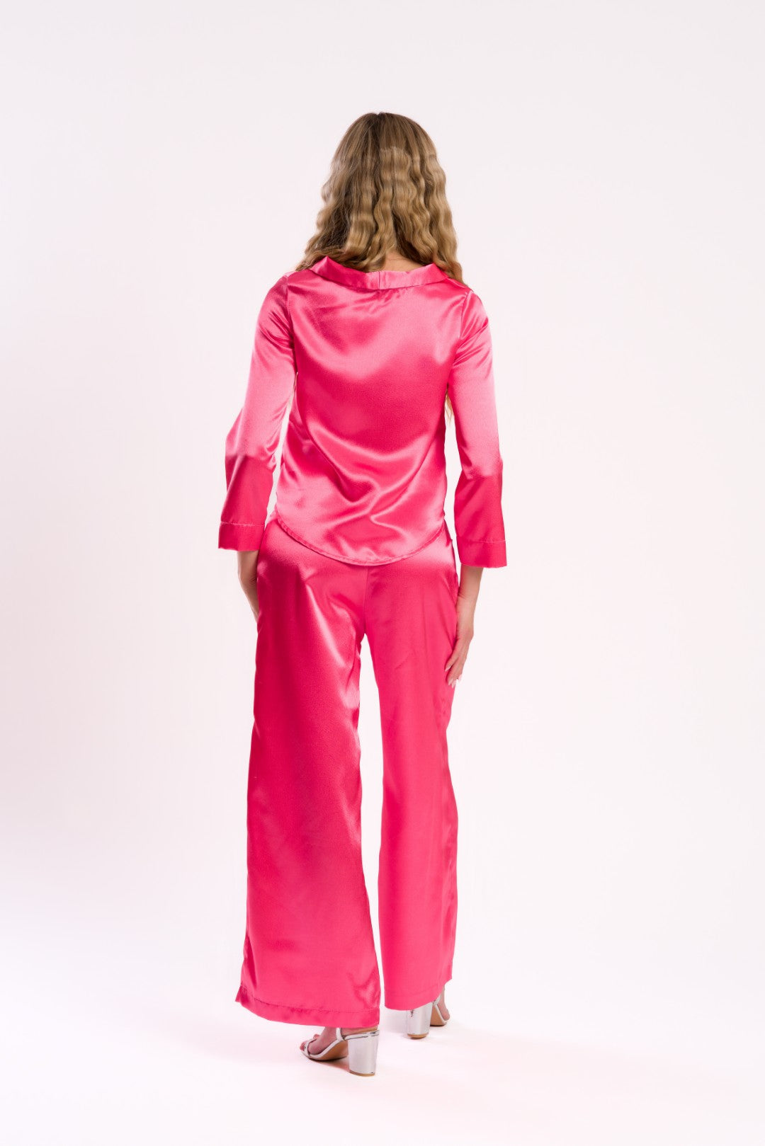 Fuchsia Pink Flair Pants